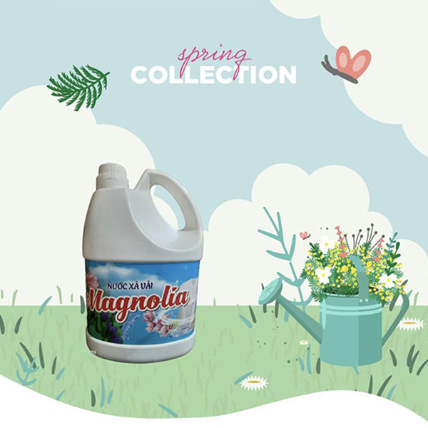 Nước xả vài Magnolia can 4L